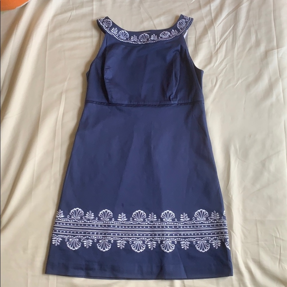 Vintage Lilly Pulitzer navy dress